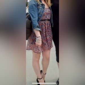 Garage Ditsy Floral Print Sundress